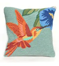 Trans Ocean Pillow Frontporch Animal 100% Polyester Hand Tufted 1527